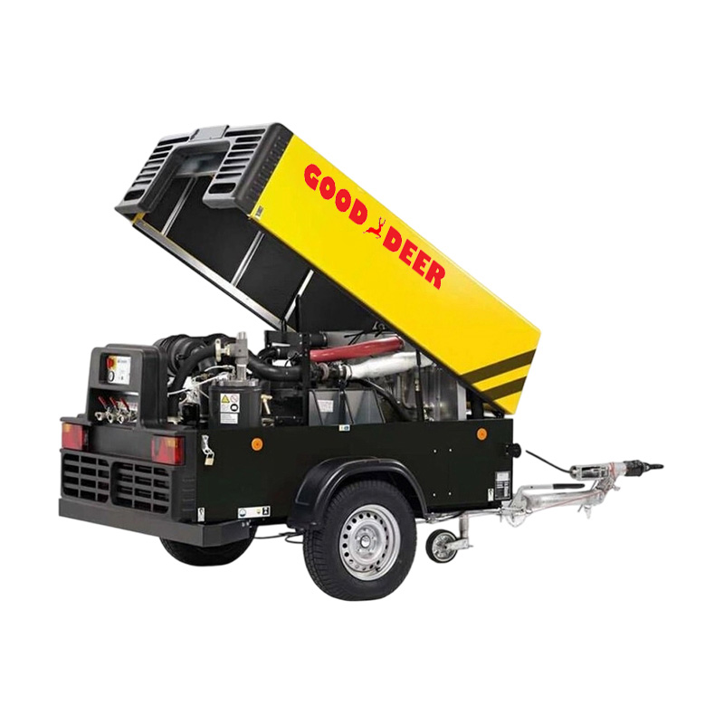 Compresor de aer compact mobil cu șurub