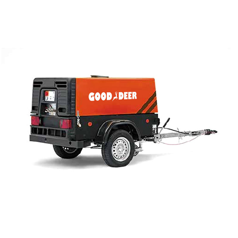 Compresor de aer cu șurub acționat de motor diesel pentru minerit