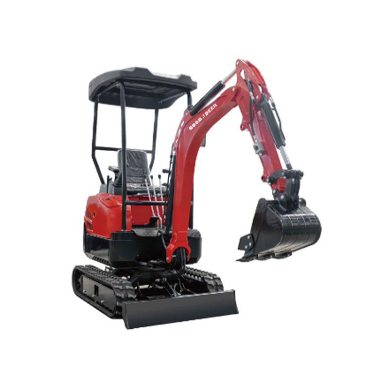 Miniexcavator decapotabil pentru fermă