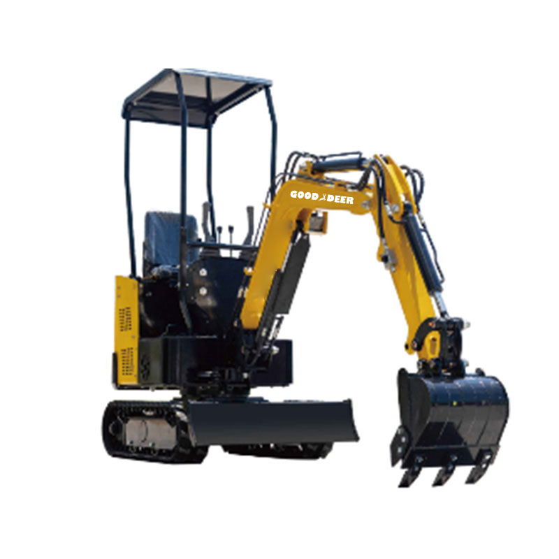 Miniexcavator diesel hidraulic multifuncțional