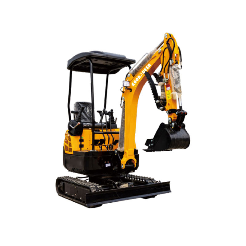 Miniexcavator pe șenile cu rotire fără codă