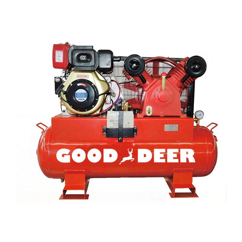 Compresor de aer diesel cu pornire manuală